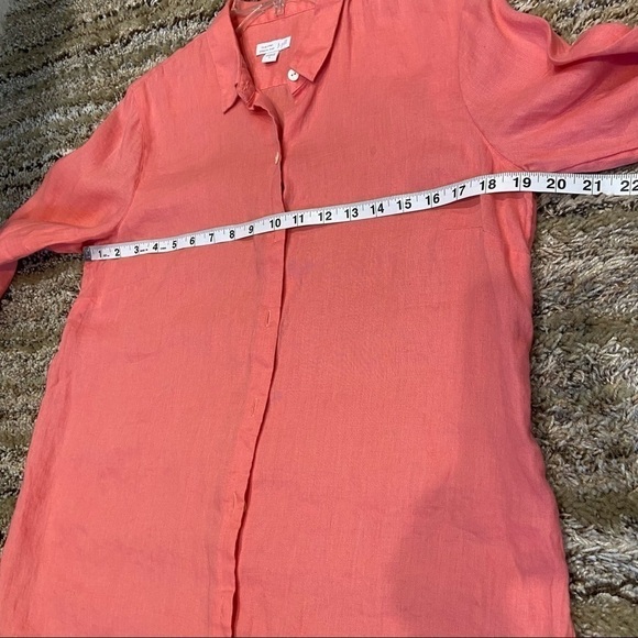 J. Jill Love Linen Long Sleeves Button Down Women's Shirt Size S - Picture 7 of 9